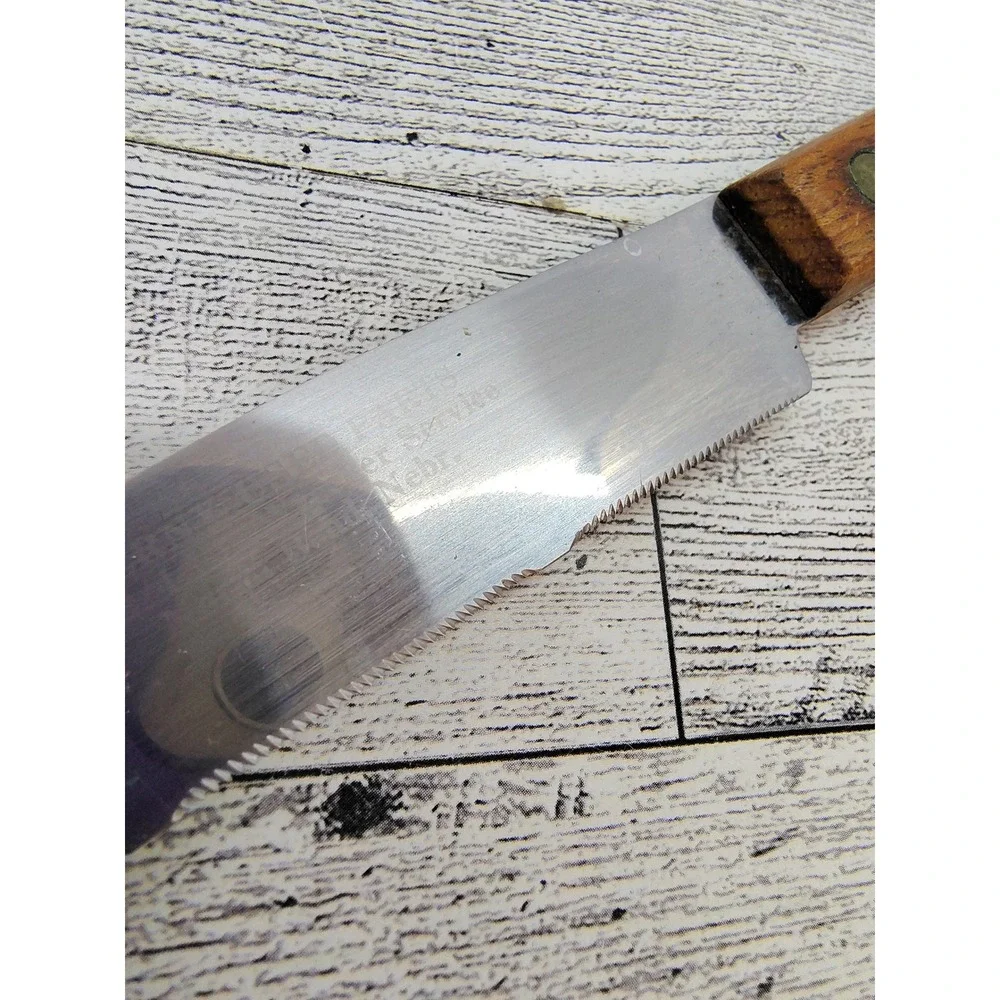 Vintage Cerny Parts‎ Nebraska Advert Promo Utility Knife Saw Blade Wood Handle